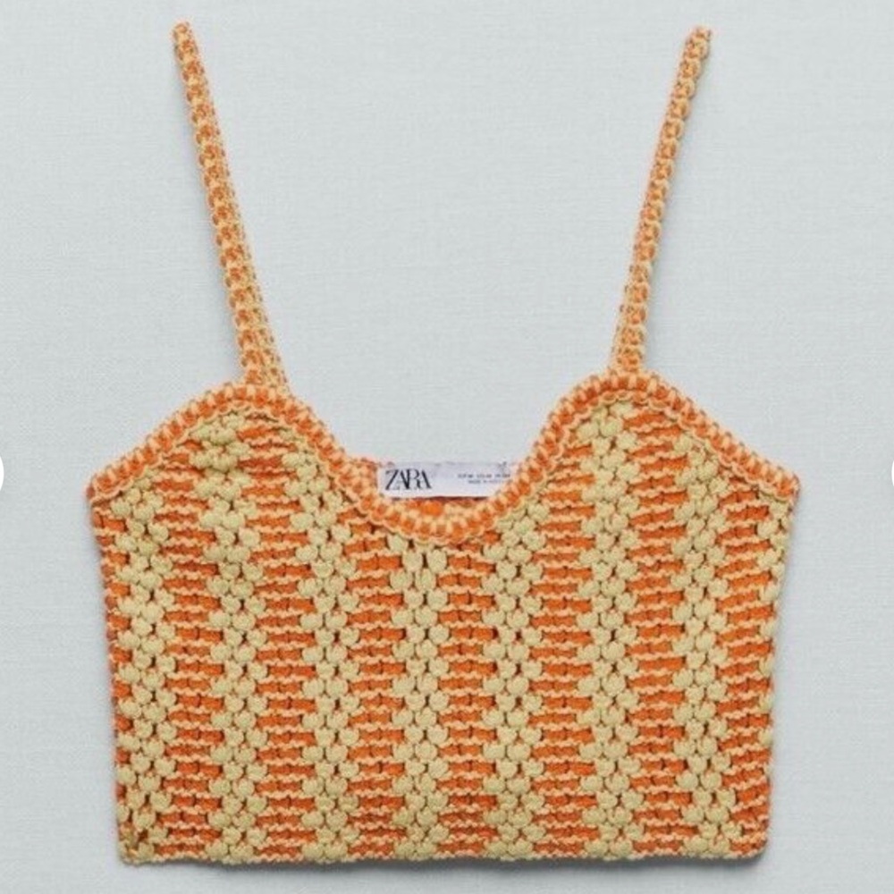 Zara Crochet Crop Top